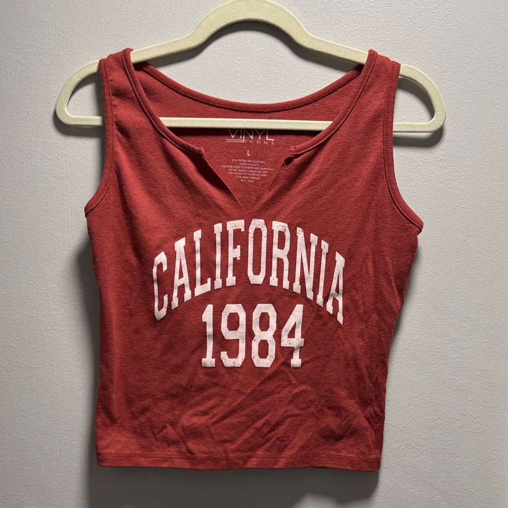 Red California 1984 Women's Tank Top